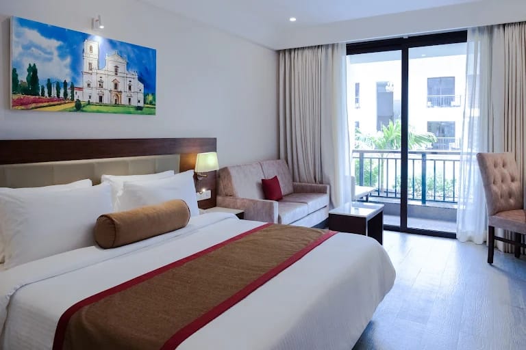Bedrooms in Hotel Sarovar Goa